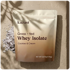 Kazast® Whey Protein Isolate Powder - Cookies and Cream